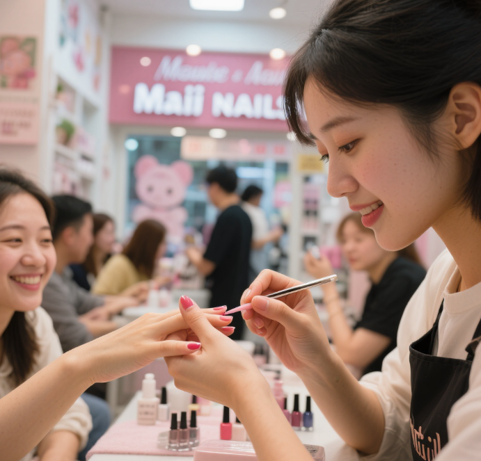 美甲店无法拒绝的办卡方法，同时拓展很多渠道店，不缺客流