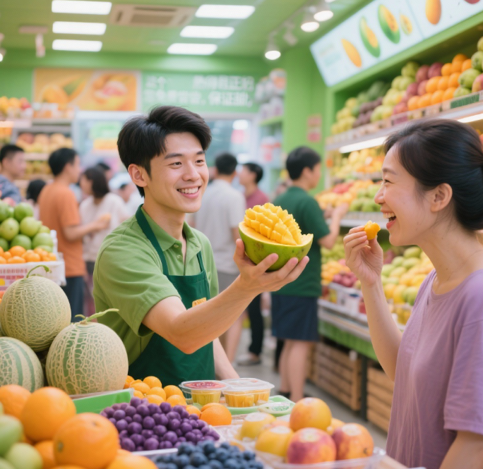 实体店-水果店6步销售法，成交率回头率大大提升/实体店案例思路