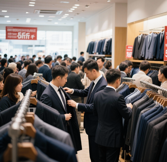 西装服装店用了1折心理学营销方法，快速整理了大量库存，绝